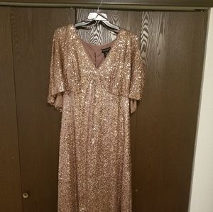 Long plus size dress